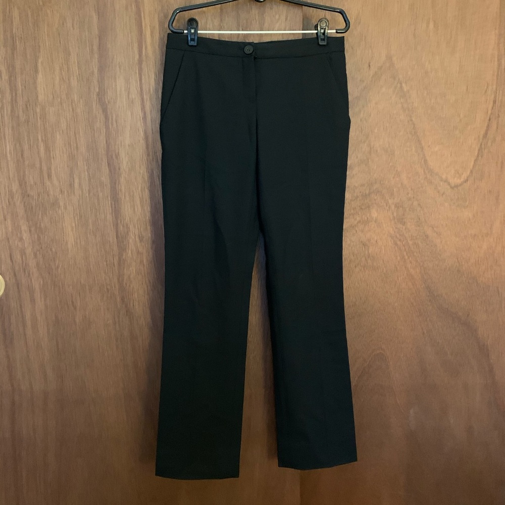 Theory Straight Leg Wool Pants